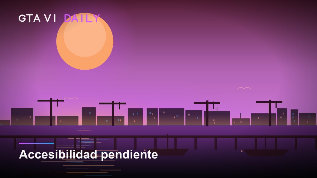 Ilustración conceptual sobre opciones de accesibilidad y dificultad en GTA VI