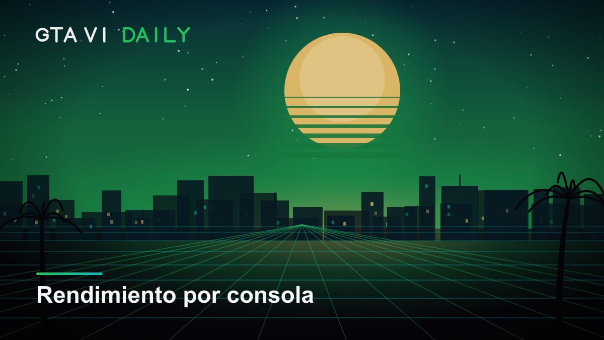 Ilustración conceptual sobre el rendimiento esperado de GTA VI en cada consola
