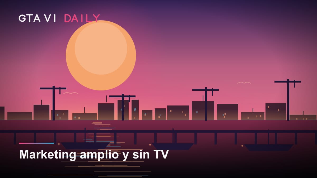 Ilustración sobre la campaña de marketing de GTA VI y su estrategia digital