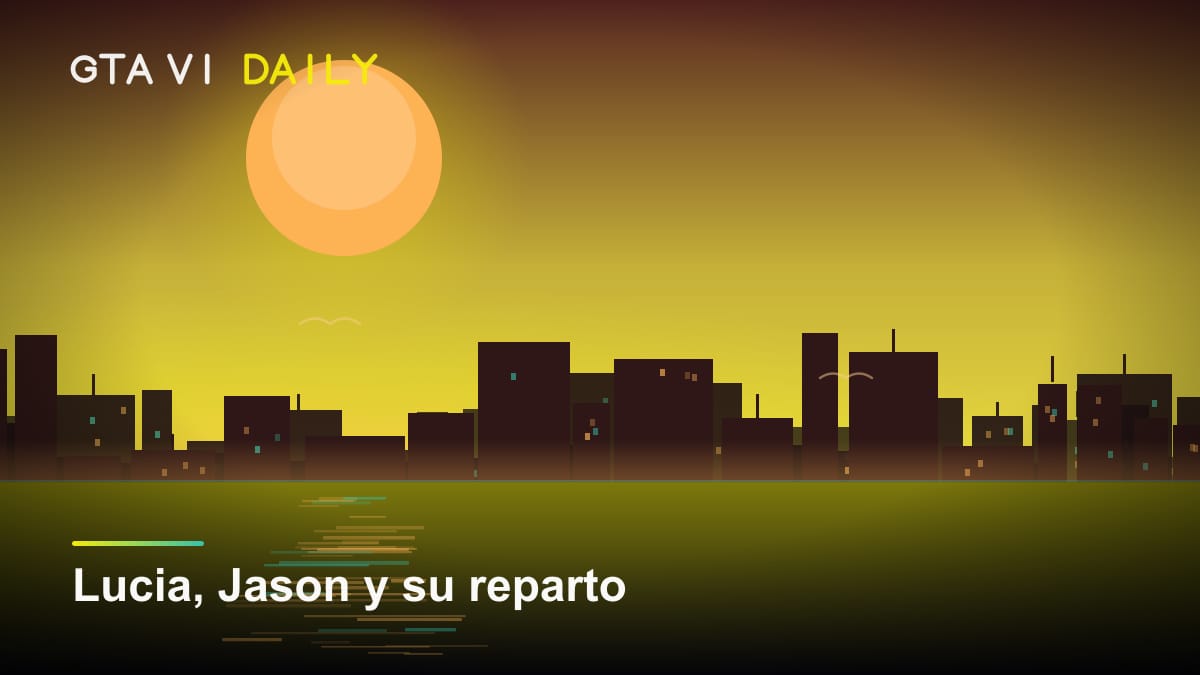 Ilustración de Lucia Caminos y Jason Duval, protagonistas de GTA VI