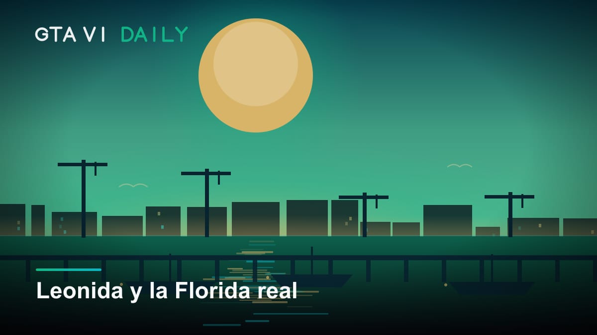 Composición abstracta en tonos verde y turquesa que representa el mapa de Leonida y su inspiración en Florida